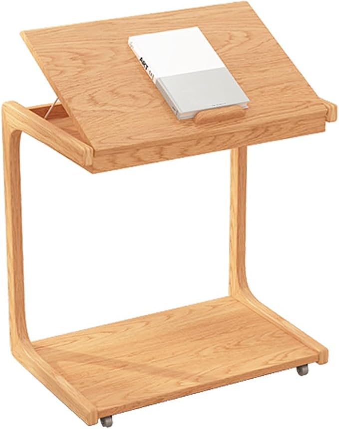 Portable Side End Table for Over Bed Sofa Reading Eating