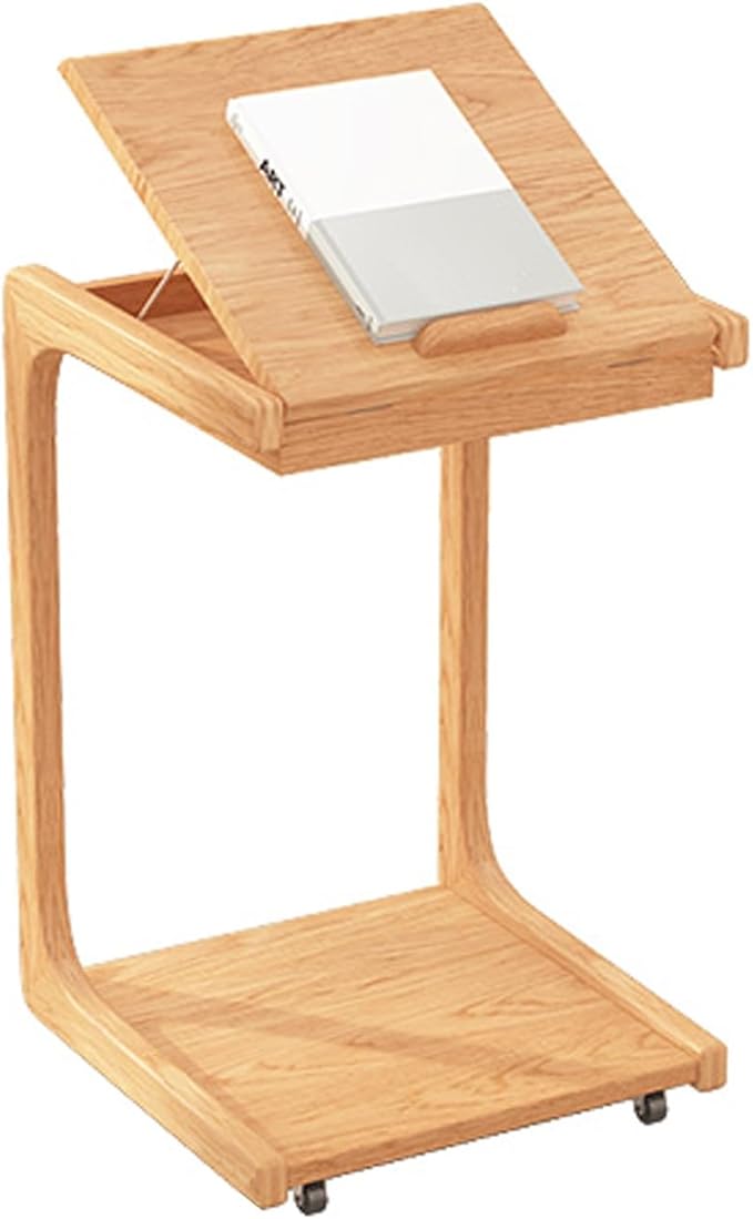 Portable Side End Table for Over Bed Sofa Reading Eating