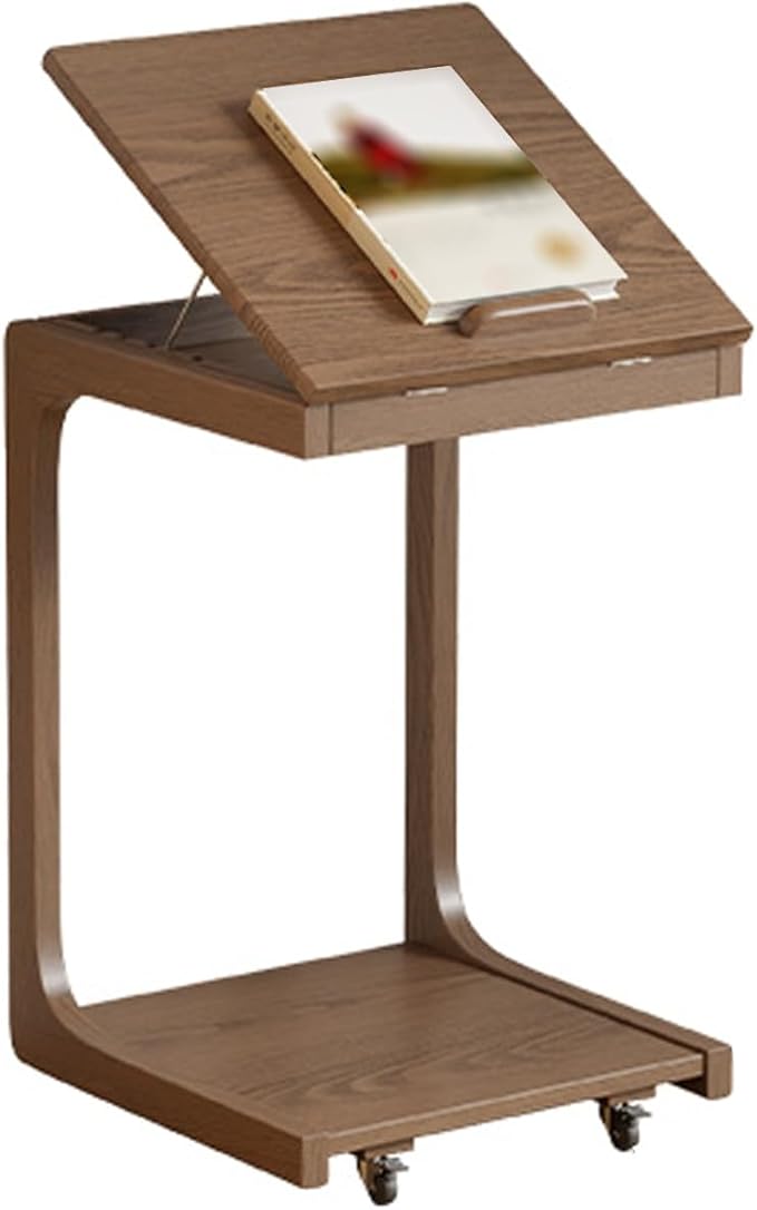 Portable Side End Table for Over Bed Sofa Reading Eating
