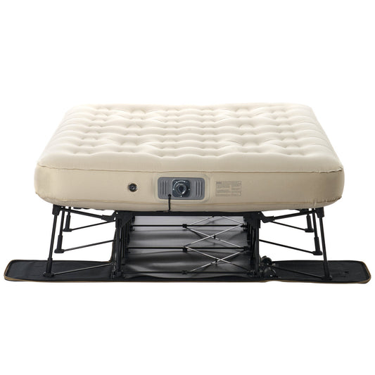 EZ-Bed (Full Size) Air Mattress with Frame & Rolling Case