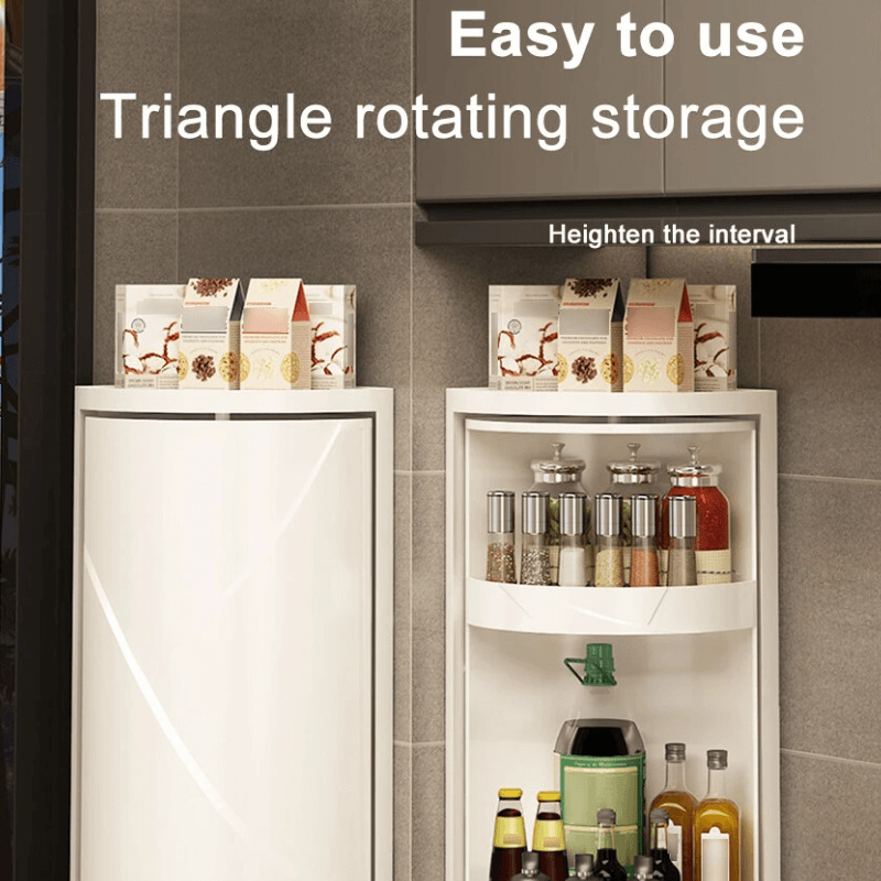 Turntable Corner Wall Storage Organiser