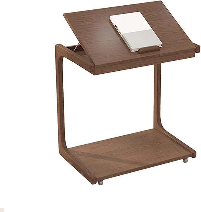 Portable Side End Table for Over Bed Sofa Reading Eating