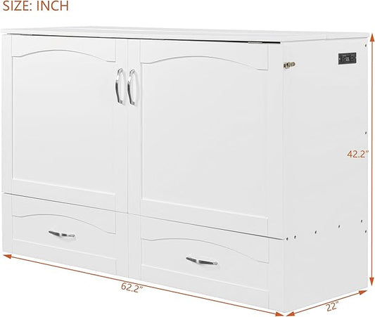 Murphy Cabinet Bed with Drawer