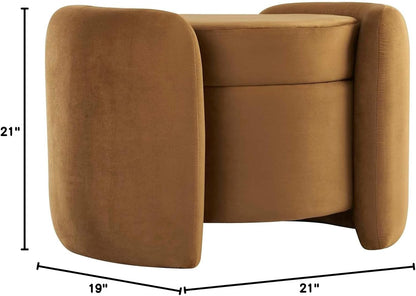 Nebula Boucle Upholstered Ottoman