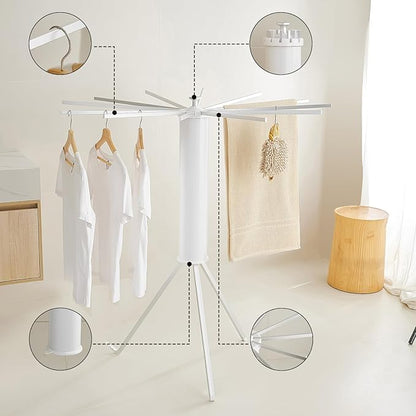 Garment Rack Portable and Foldable Space Saving Laundry Drying Rack