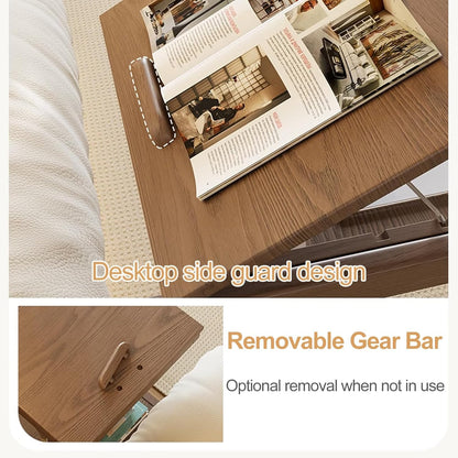 Portable Side End Table for Over Bed Sofa Reading Eating