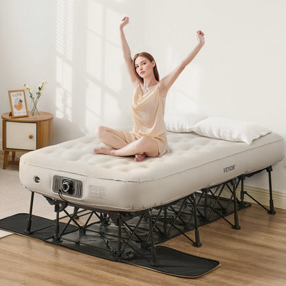 EZ-Bed (Full Size) Air Mattress with Frame & Rolling Case