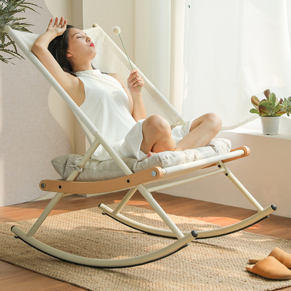 Folding Outdoor Camping Rocking Chair